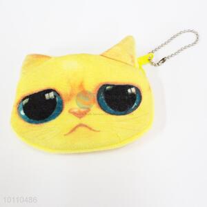 China factory yellow cat coin wallet/coin holder