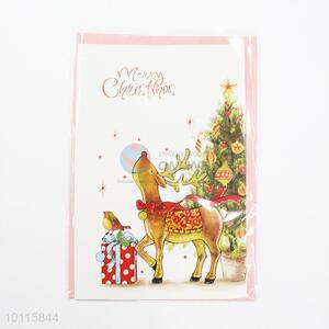Cartoon Deer Christmas Cards Greeting Card Gift Decorative Card