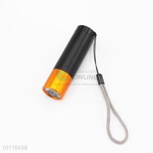 Simple newly design cheap black&yellow flashlight