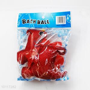 Hot Sale Red Cartoon Bath Ball