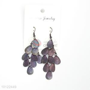 Purple dangle <em>earrings</em>/wedding <em>earrings</em>/jewelry