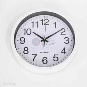 Simple Round Plastic Wall Clock
