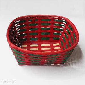 Houseware handicraft woven bamboo food picnic basket