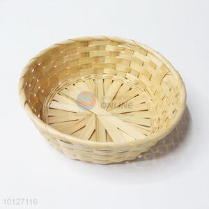Round bamboo fruit bread basket