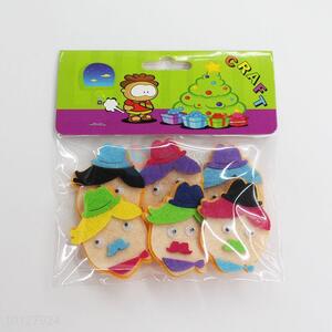 Made in china non-woven fabrics crafts fridge magnet