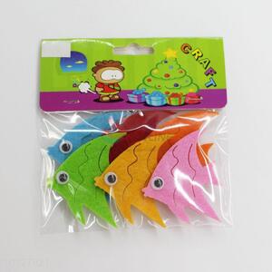 Colorful birds non-woven fabrics crafts fridge magnet
