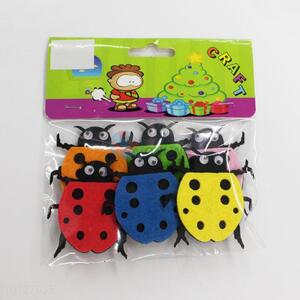 Cute ladybird shape non-woven fabrics crafts fridge magnet