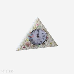 Creative desktop table triangle shape clocks