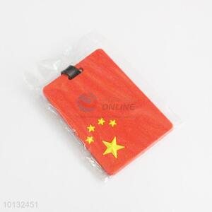 Chinese national flag printed luggage tag