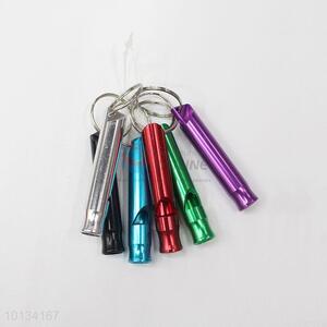 Hot Aluminum Whistle Key Chain For Wholesale