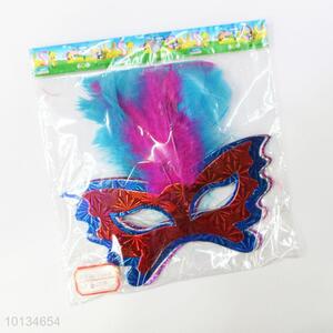 Half Face Party Mask Feather Masquerade Masks
