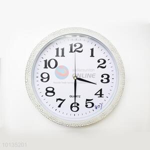 Top Selling White Color Plastic Wall Clock
