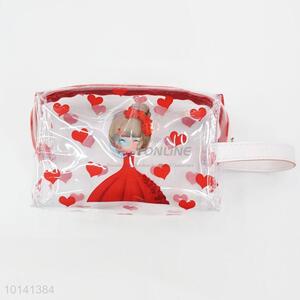 Fashionable heart pattern <em>cosmetic</em> wash bags