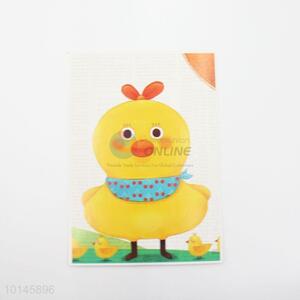 Cute duck pattern paper postcard