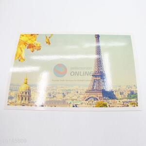 Hot sale iron tower paper postcard