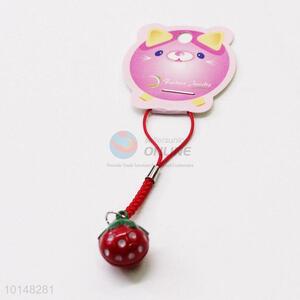Mini Strawberry Bell Mobile Phone Accessories Key Accessories