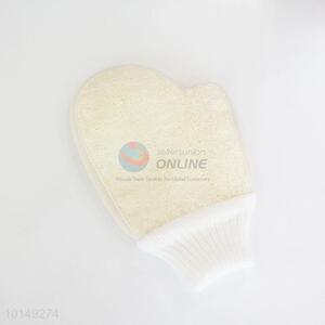 Comfortable popular loofah shower glove