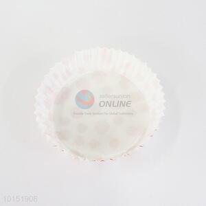 Black Dotted Round PE Coated Paper Cupcake cups
