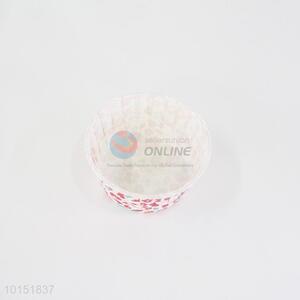 Red Flowers Printed PE Coated Paper Cupcake Cups