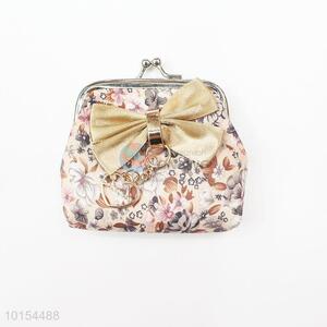 Low Price PU Clip-clasp Printed Coin Purse