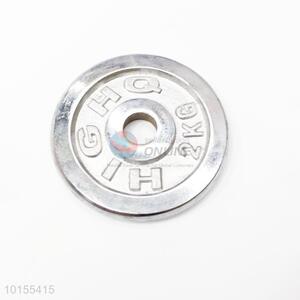 Silver Color Stainless Steel Dumbbell Plate