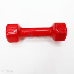 Wholesael red women weight lifting plastic dipping dumbbell