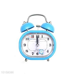 Wholesale Blue Oval <em>Desk</em> Alarm Clock For Bedroom