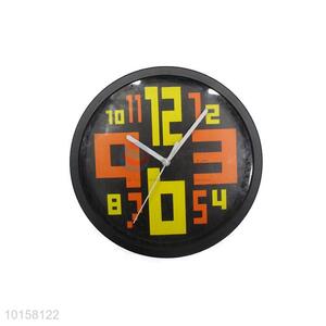 High-End Round Plastic Wall Clock For Decoration