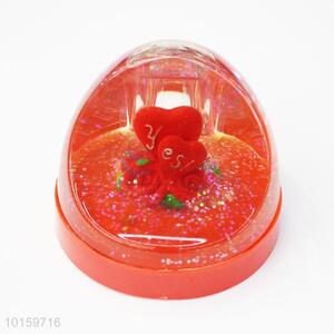 Red desktop  acrylic loving heart  penholder