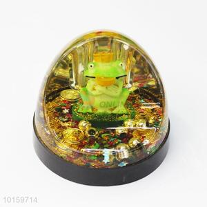 Desktop office decoration acrylic frog penholder