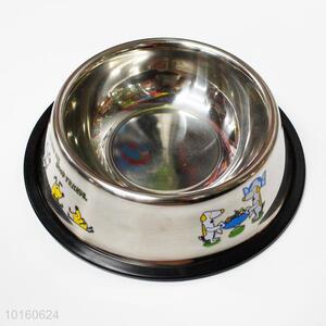 Advanced Paint Stainless Steel Bowl For Small Dog Puppy