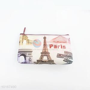 Fashionable Paris Printed Digital <em>Cosmetic</em> <em>Bag</em>/Makeup <em>Bag</em>