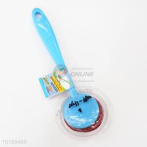 Promotional Kitchen Cleaning Stainless Steel Scourer with Plastic Handle