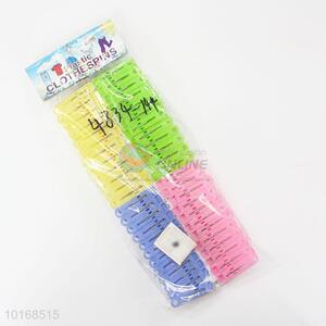 Lovely Design Mixes Color Plastic Laundry Clip Clothespins