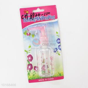 New Recycled Empty Pink Plastic Pump Spray Bottles