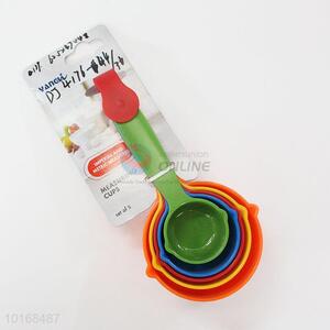 New Multicolor Plastic Measuring Spoons Set