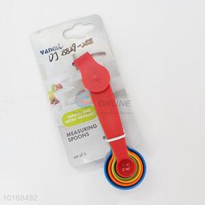 Cheap Multicolor Plastic Measuring Spoons Set Wholesale