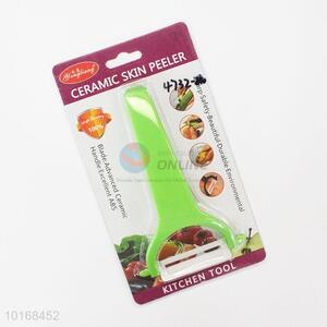 Green Color Stainless Steel Fruit and Vegetable Peeler