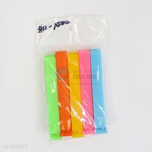 Simple Style Colored Plastic Sealing Bread Bag Clips Food Storage