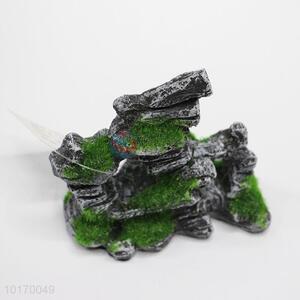 New Resin Crafts Ornaments Waterscape Rockery with Moss