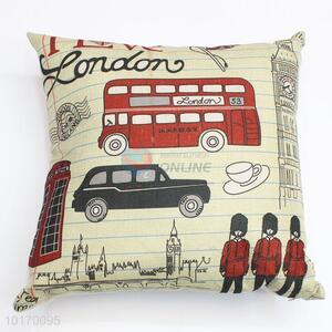 Cartoon design soft cushion cover with single-side printing