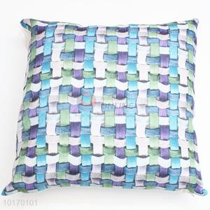 Fashion design weave cushion cover with single-side printing