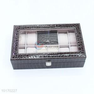Wholesale black PU storage box/<em>jewelry</em> box