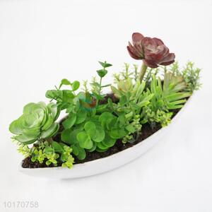 High Quality Mini Realistic Artificial Succulent Plant for Decoration
