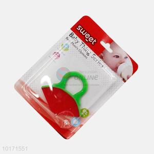 2016 Hot Sale BPA Free Fruit Shaped Silicone Baby Teethers