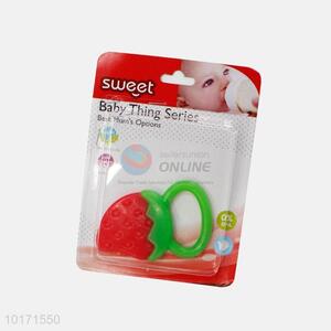 Cute Fruit Shaped Food Grade Soft Silicone Baby Teether