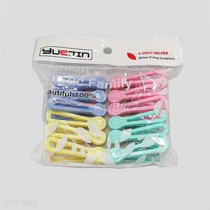 Promotional Gift PP Clothes Pegs Plastic Clips, 12Pieces/Bag