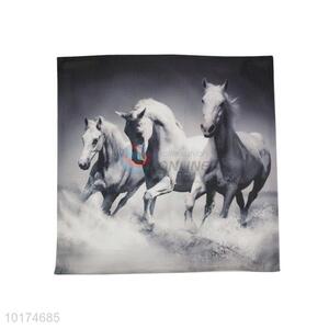 Cream Digital Horse Pattern Printing Pillowslip/Pillowcase