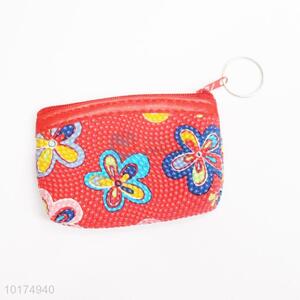 Fancy designed hot selling printed coin wallet for women