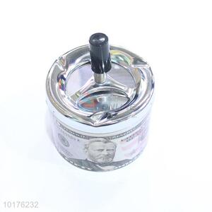 Exquisite designed metal ashtray jar